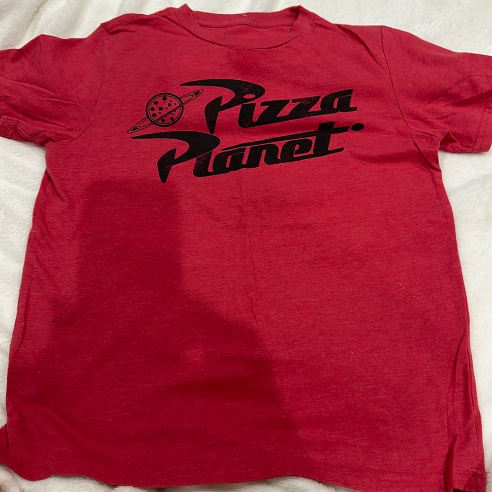 Pizza planet kids tee
